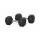 Rubber Coated Hex Dumbbells 15kg Pair (15Kg X 2 PCS=30 KG)